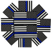 image of 10 pack of left side reversed police decals