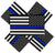 Decal/Sticker | Reverse Thin Blue Line Flag Decal (Backward) |  | Fine Line Flag | finelineflag