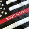 Thin Red Line Flag (3x5 ft) with Custom Embroidery