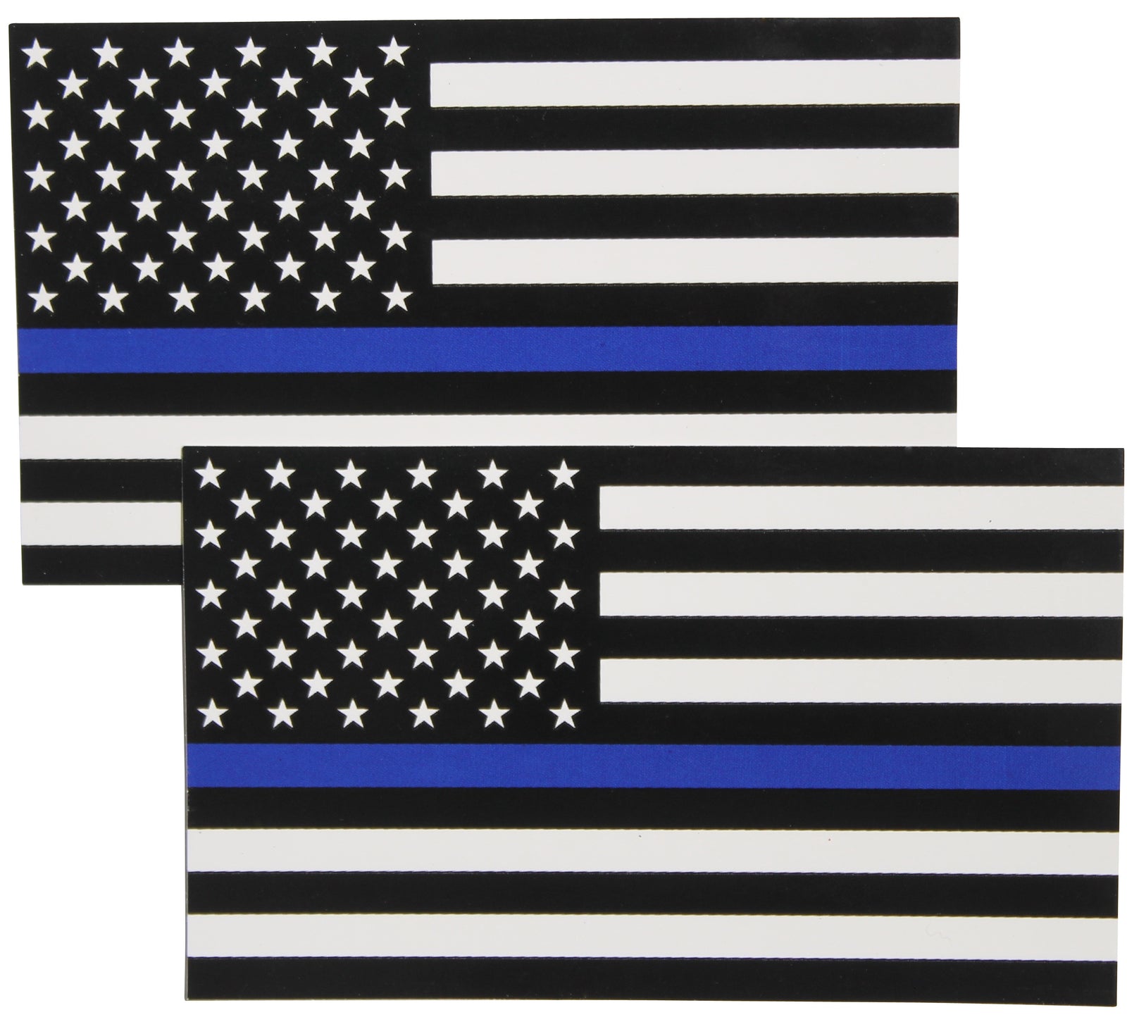 Decal/Sticker | Thin Blue Line Flag Decal | Thin Blue Line Flag Decal - Proudly Support Law Enforcement | Fine Line Flag | finelineflag
