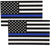 Decal/Sticker | Thin Blue Line Flag Decal | Thin Blue Line Flag Decal - Proudly Support Law Enforcement | Fine Line Flag | finelineflag