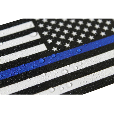 Waterproof thin blue line sticker