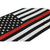 Decal/Sticker | Thin Red Line Flag Decal | Thin Red Line Flag Decal - in Support of Firefighters and EMTs | Fine Line Flag | finelineflag