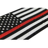 Waterproof Thin Red Line Flag sticker