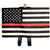 Flag | 3x5 Thin Red Line Flag | Thin Red Line Flag Honoring Firefighters and EMTs | Fine Line Flag | finelineflag