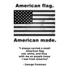 American made graphic with George Foreman quote