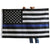 Flag | The Officer 3x5 (or 2x3) Thin Blue Line Flag | Thin Blue Line Flag - Black White and Blue US Police Flags | Fine Line Flag | finelineflag